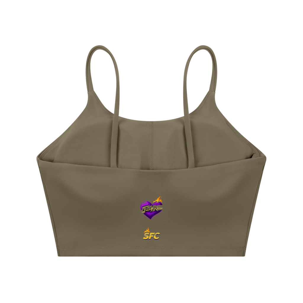 Spaghetti Strap Yoga Sports Bra