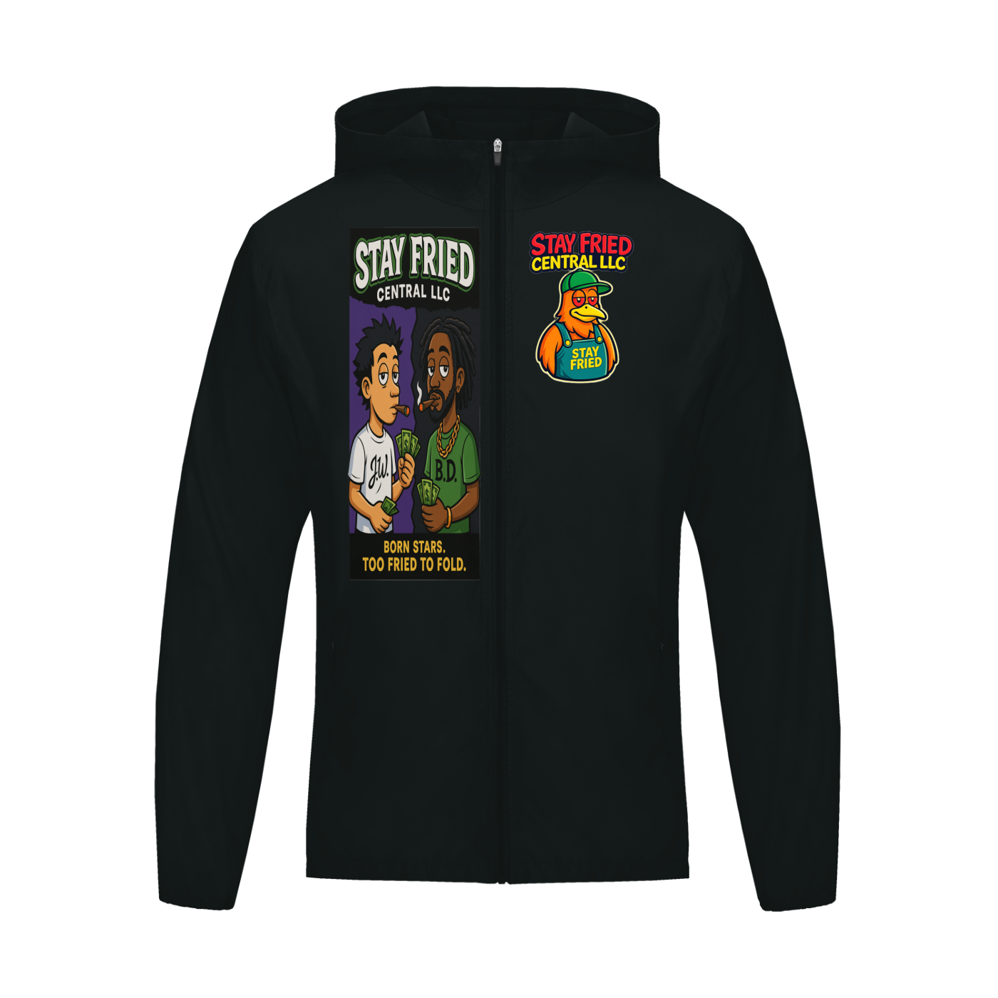Soft Hooded Sports Jacket