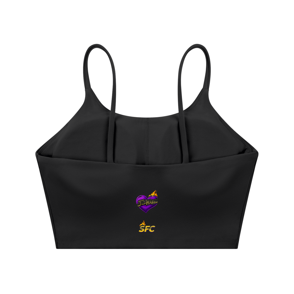 Spaghetti Strap Yoga Sports Bra