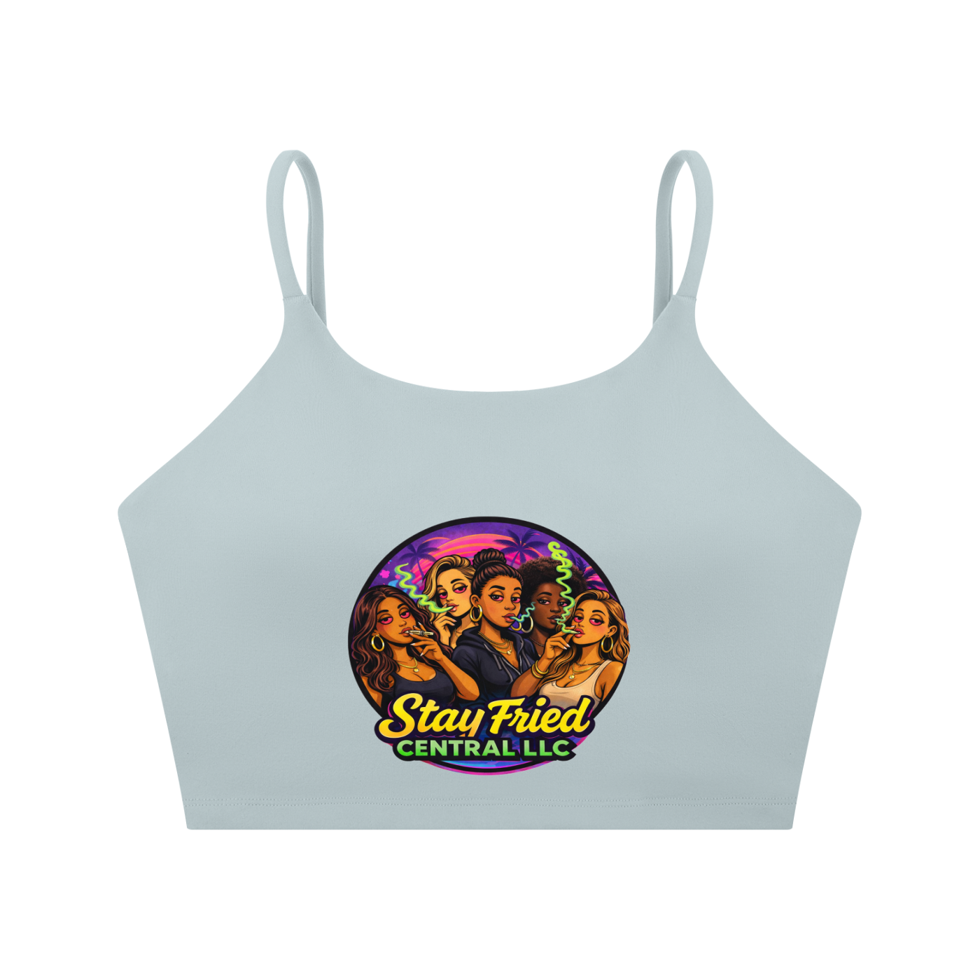 Spaghetti Strap Yoga Sports Bra