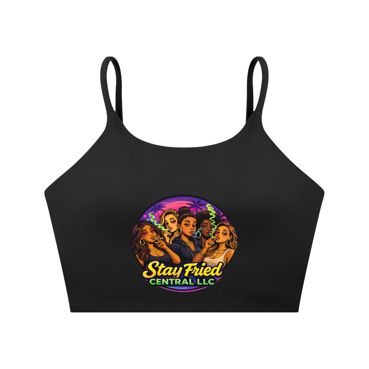 Spaghetti Strap Yoga Sports Bra