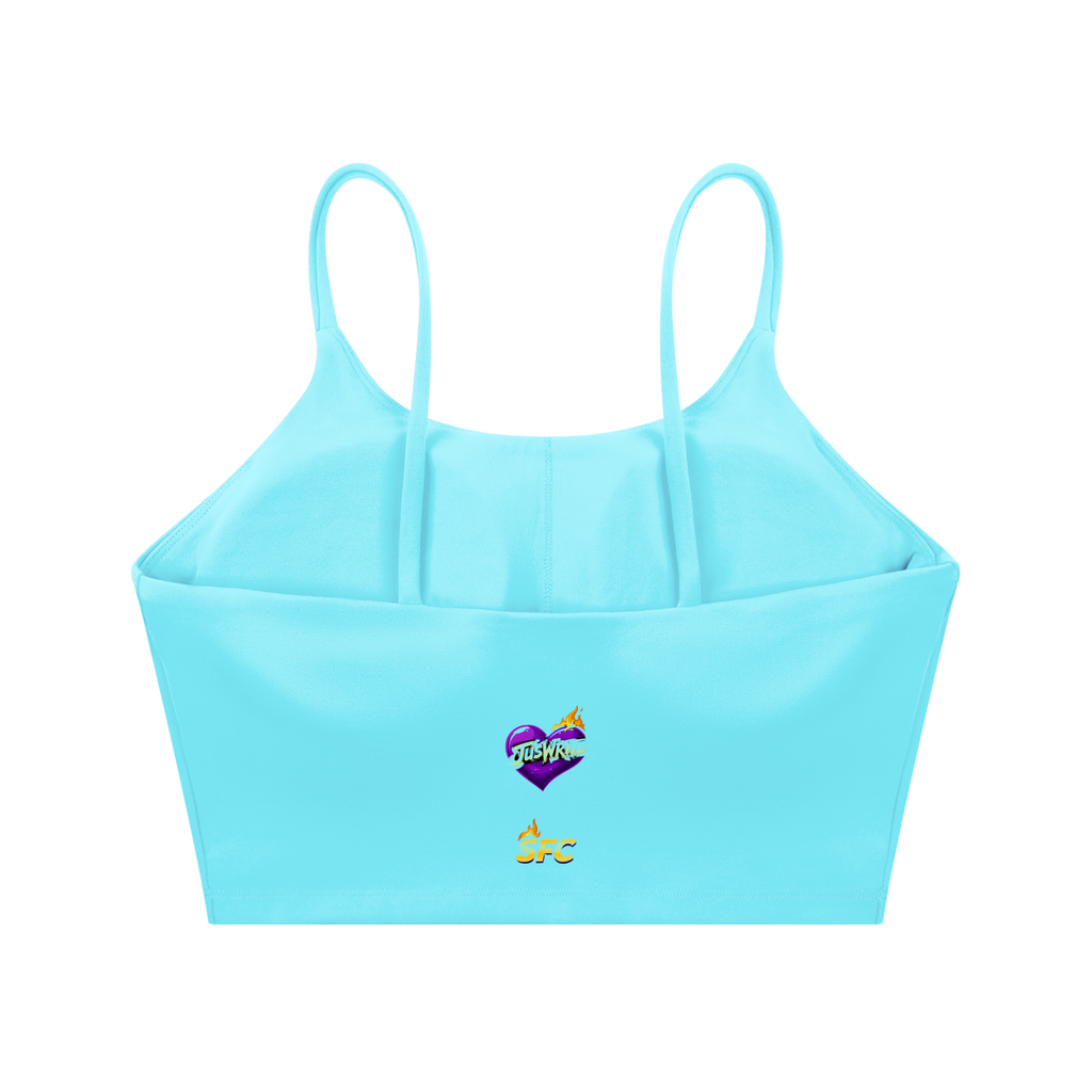 Spaghetti Strap Yoga Sports Bra