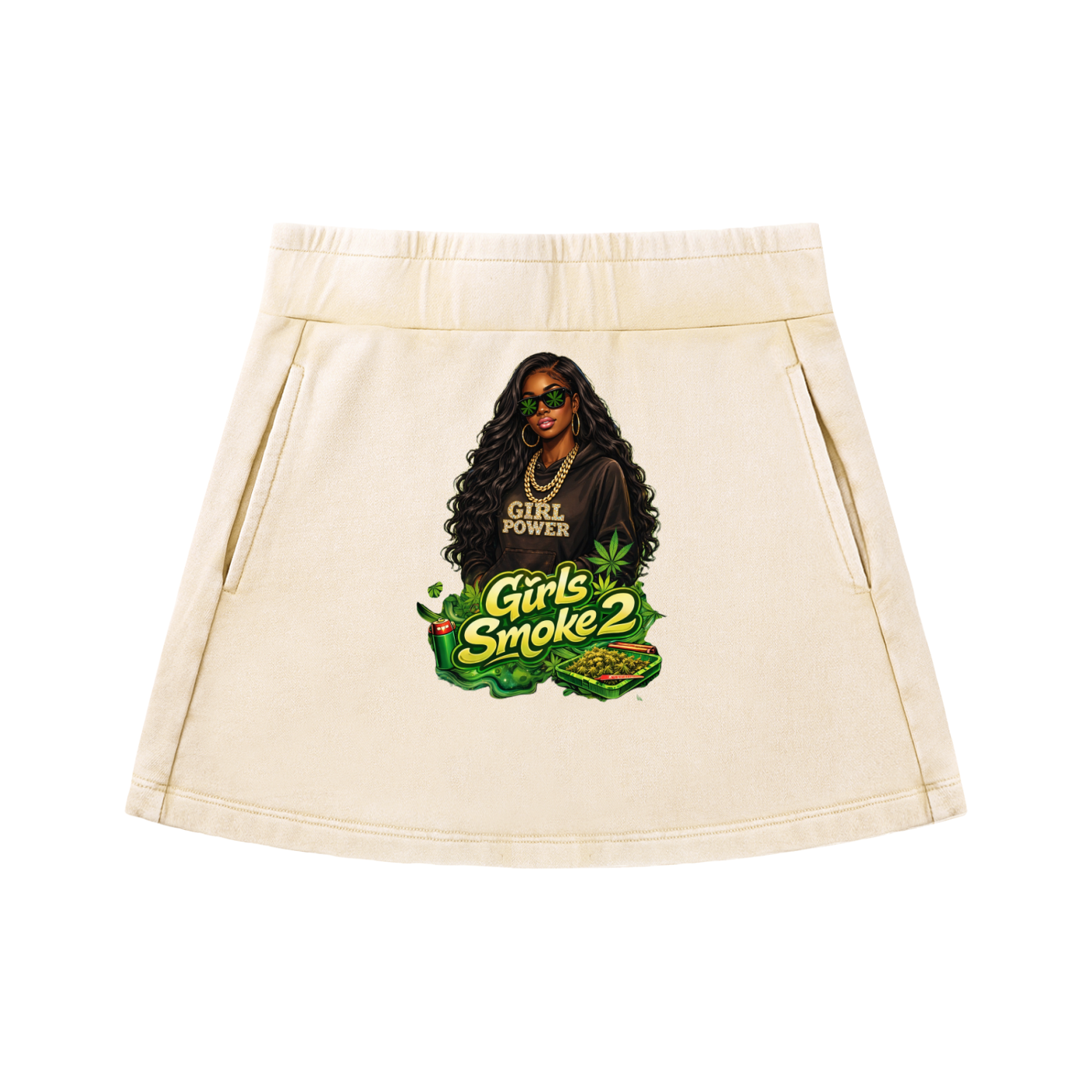 Women's Mineral Wash Mini Skirt