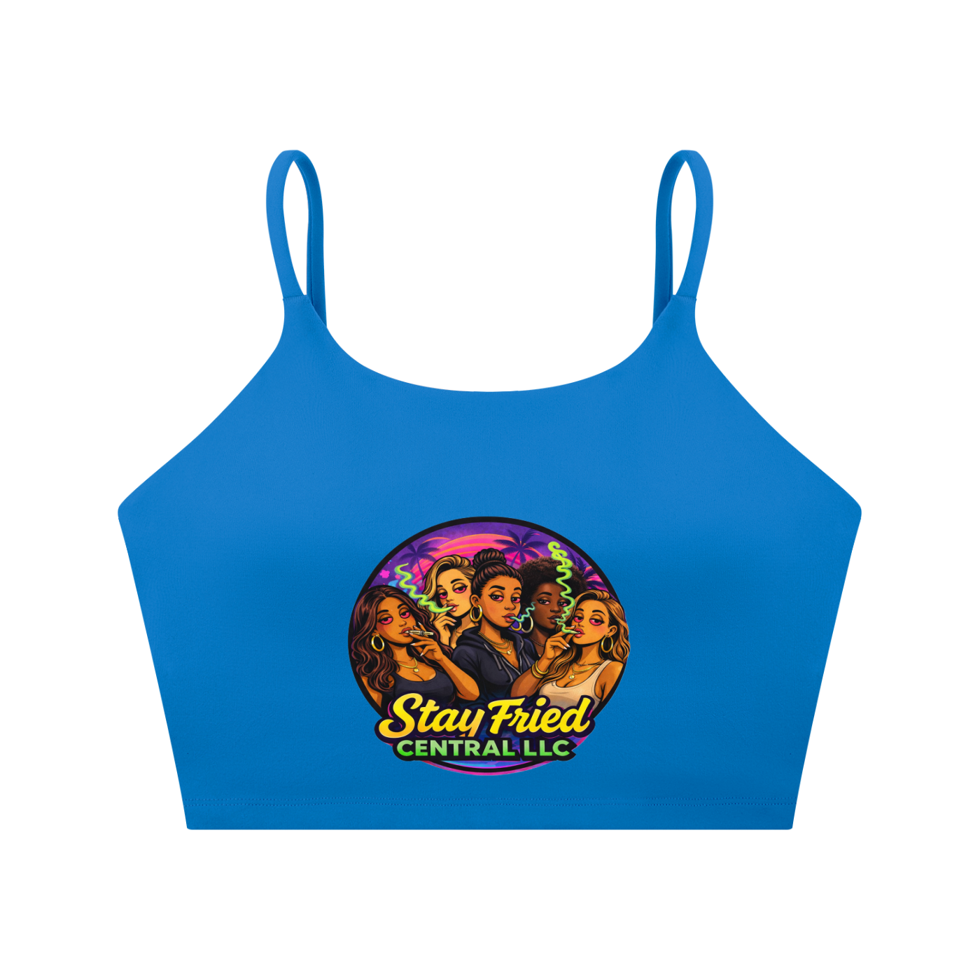 Spaghetti Strap Yoga Sports Bra