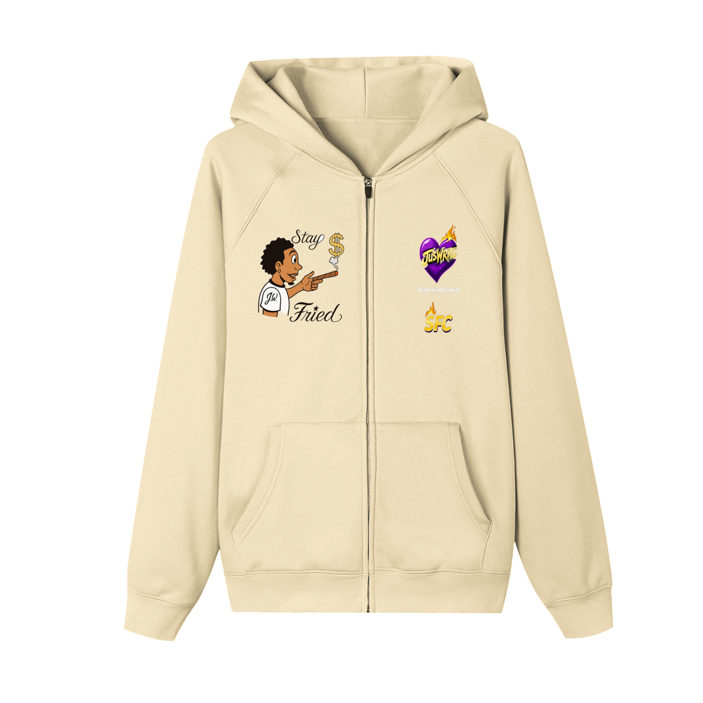 Essential Zip-up Fleece Hoodie