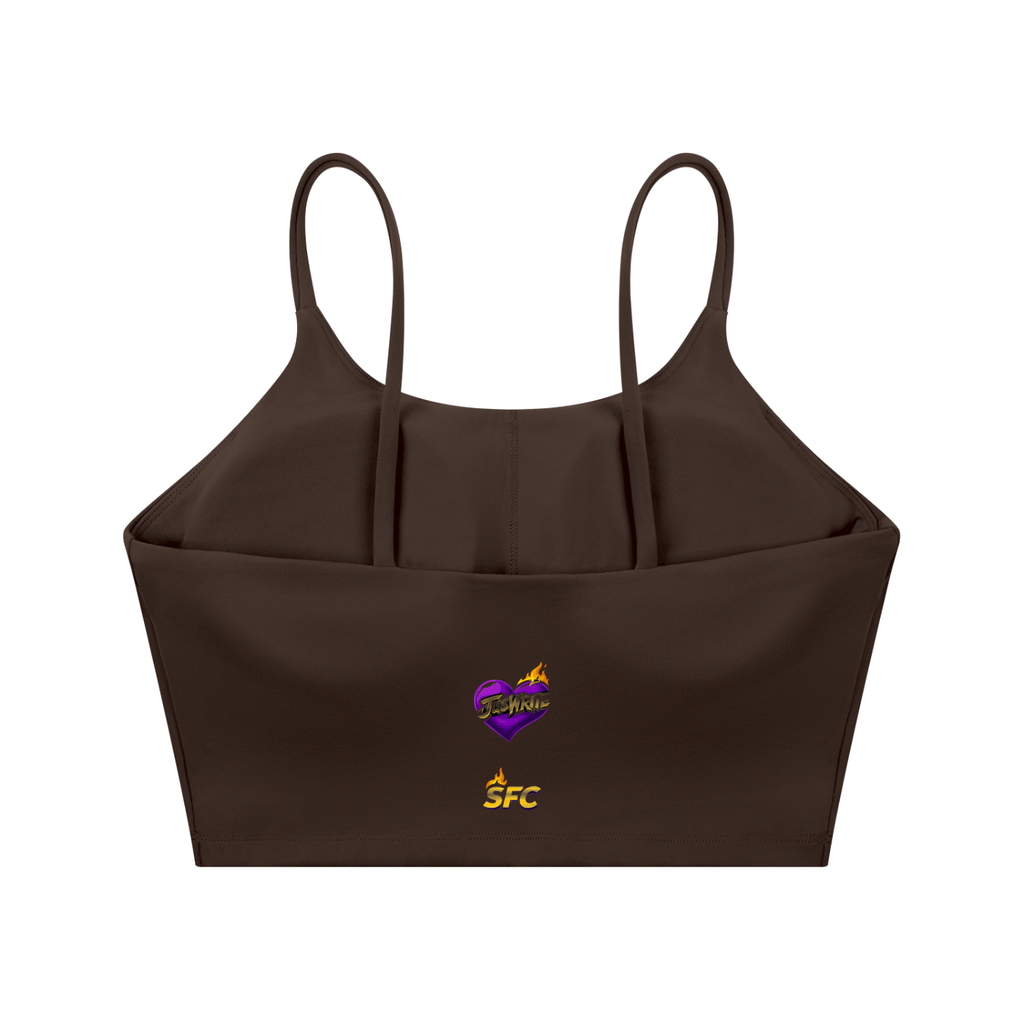 Spaghetti Strap Yoga Sports Bra