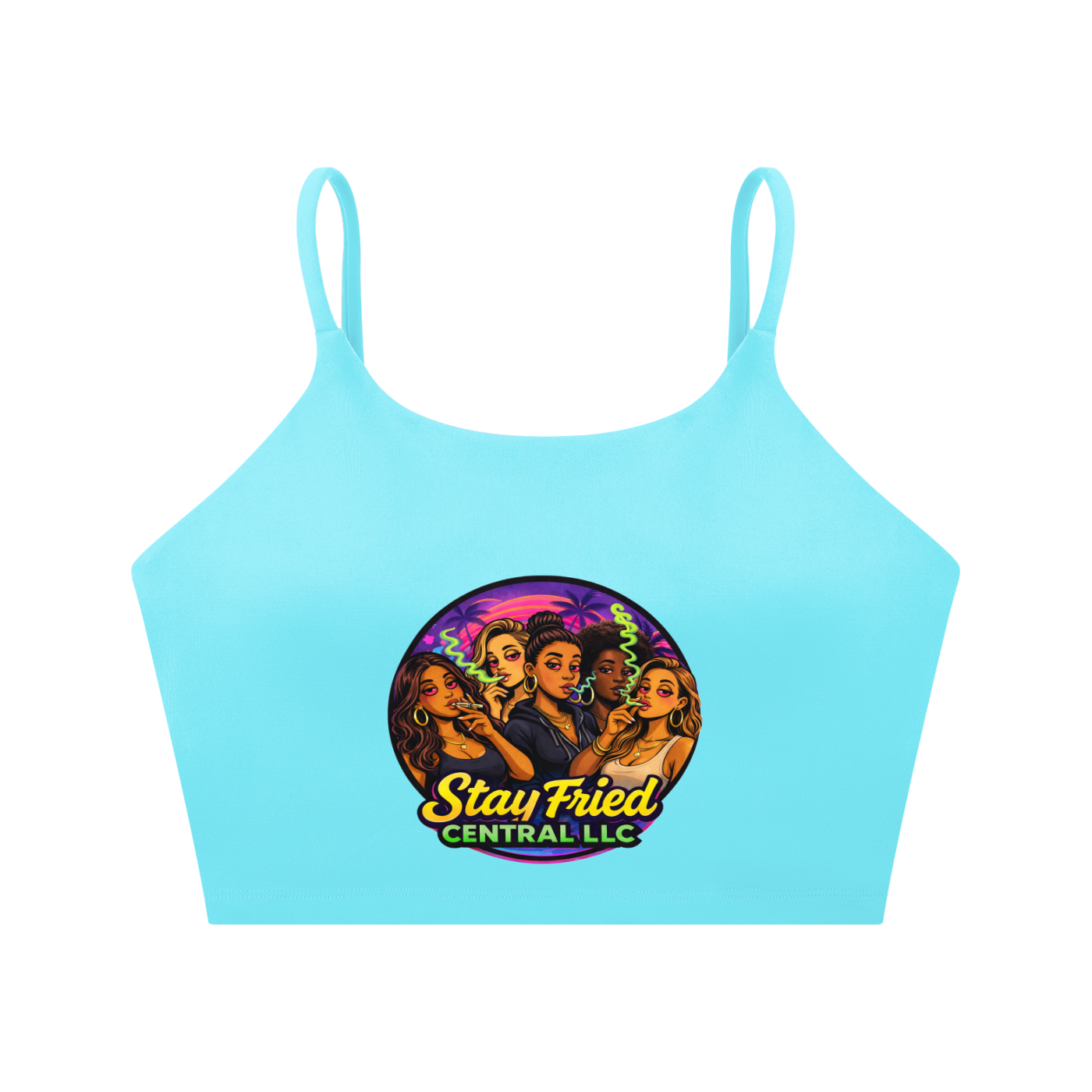 Spaghetti Strap Yoga Sports Bra
