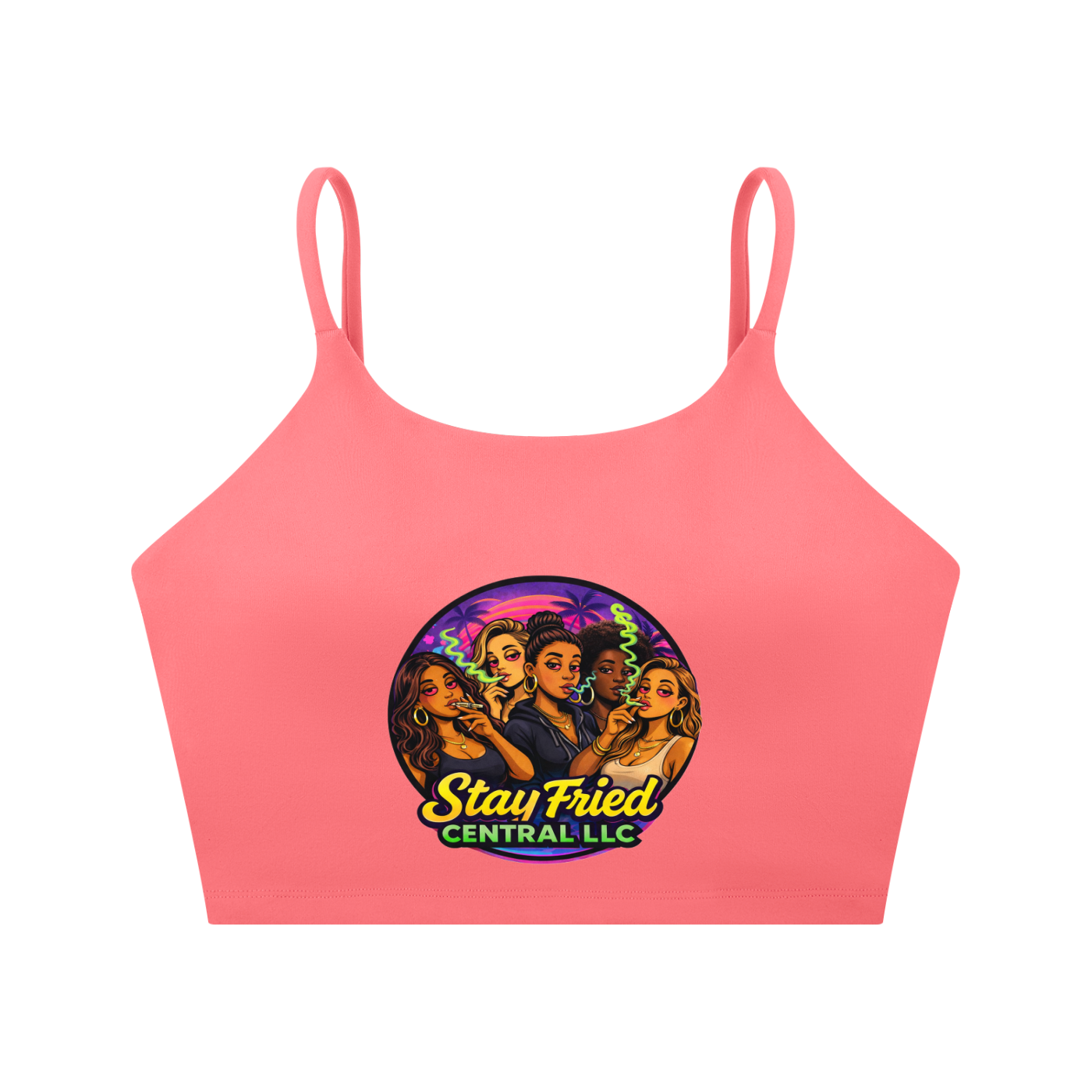 Spaghetti Strap Yoga Sports Bra