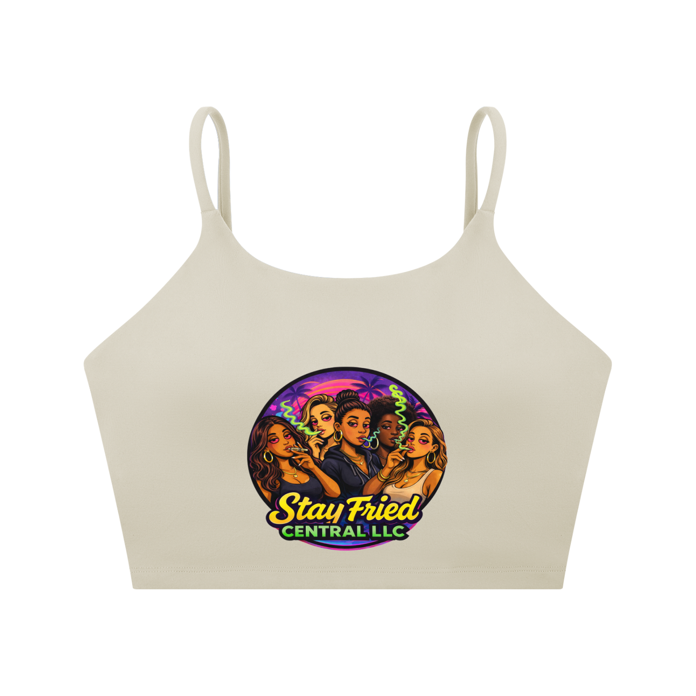 Spaghetti Strap Yoga Sports Bra