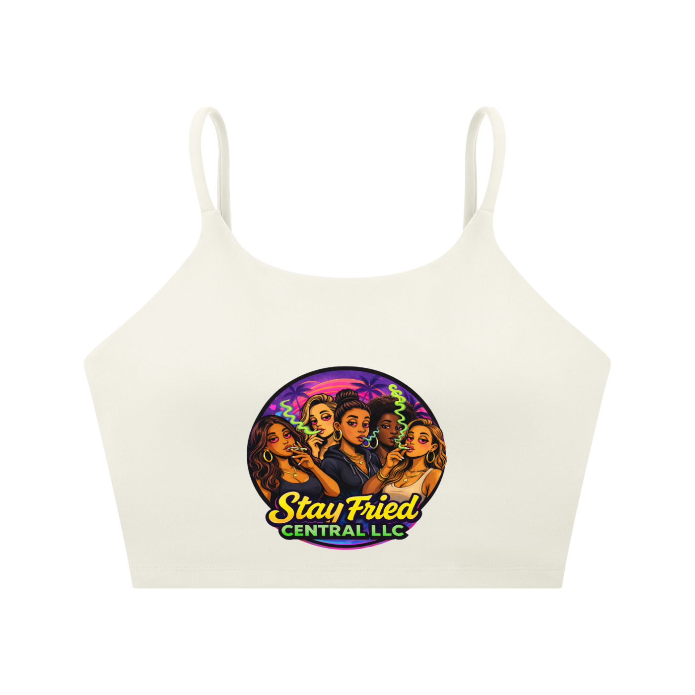 Spaghetti Strap Yoga Sports Bra